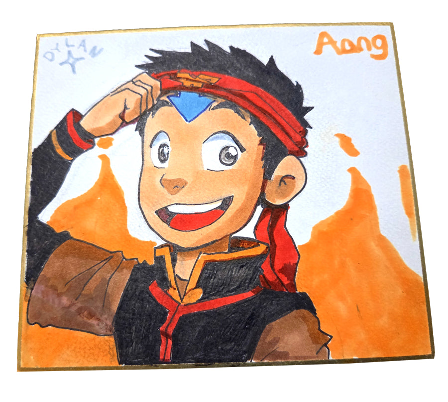 "Flameo Hotman!" Art Board